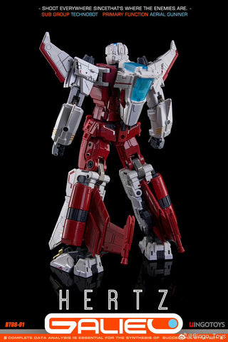 【Pre-Order】Bingo Toys BingoToys BT08-01 BT-0801 BT0801 Hertz Galileo Combiner (IDW Strafe / Technobots Computron) 25cm / 9.8"