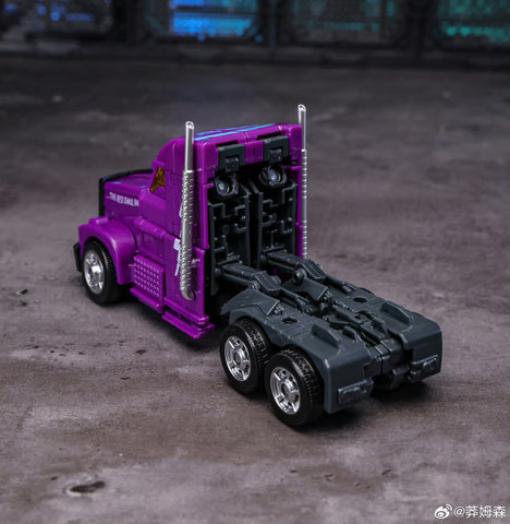 【Pre-Order】APC Toys APC-001SG APC001SG 2.0 Version Attack Prime Mirror Evil ( 1:1 TFP Optimus Prime Voyage Class ) Purple / Shattered Glass Version 17cm / 6.7"