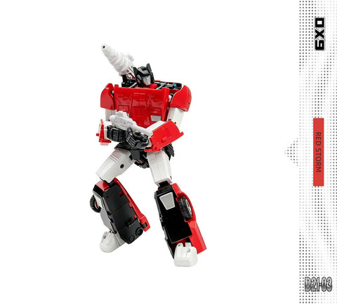 DX9 Toys D21 D-21 D21-03 Red Storm (Sideswipe G1 MP 2.0) 18cm / 7"