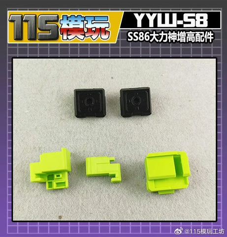 115 Workshop YYW-58 YYW58 Upgrade Kit for Studio Series SS86 Devastator Combiner Upgrade Kit