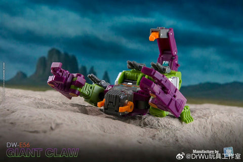 【Pre-Order】Dr.Wu & Mechanic Studio Extreme Warfare DWE56 DW-E56 Giant Claw ( Scorponok ) Dr Wu 10cm / 4"