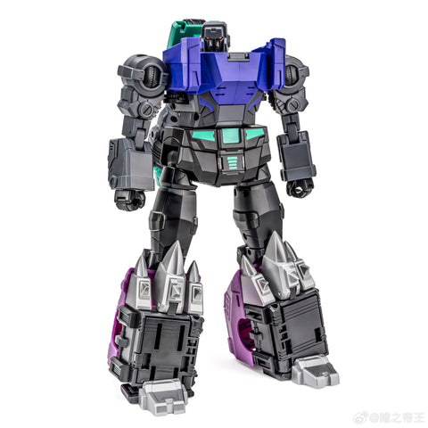 NA Newage H72B H-72B Typhon (Ankylosaurus Dinobot Volcanicus Combiner) New Age SG Shattered Glass Version 16cm / 6.3“