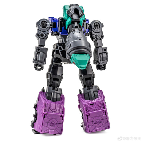 NA Newage H72B H-72B Typhon (Ankylosaurus Dinobot Volcanicus Combiner) New Age SG Shattered Glass Version 16cm / 6.3“