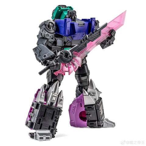 NA Newage H72B H-72B Typhon (Ankylosaurus Dinobot Volcanicus Combiner) New Age SG Shattered Glass Version 16cm / 6.3“