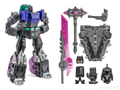 NA Newage H72B H-72B Typhon (Ankylosaurus Dinobot Volcanicus Combiner) New Age SG Shattered Glass Version 16cm / 6.3“