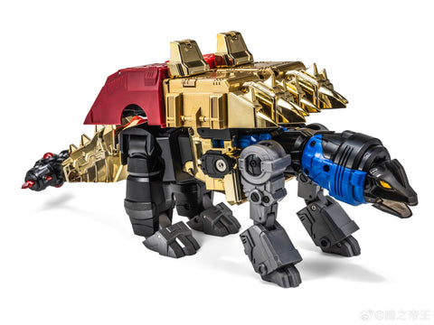 NA Newage H72V H-72V Typhon (Ankylosaurus Dinobot Volcanicus Combiner) G2 Color Version New Age 16cm / 6.3"