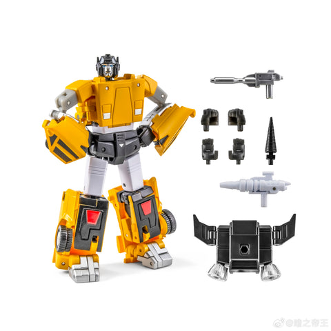 Newage H71Y H-71Y Dick ( Tigertrack Sideswipe ) Yellow Version New Age 10cm / 4"