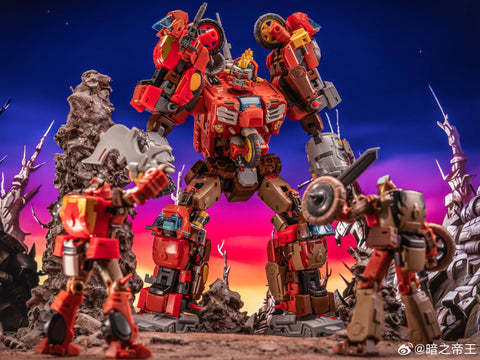 【Pre-Order】Newage H76 Warriors (Junkion Combiner) Upgrade Kits for H75 Wreck-Gar Junkions Series