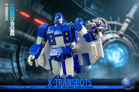 XTransbots MX-68J MX68J MX-LXVIII J Conechrome & Firehole (Slugslinger & Caliburst) X-Transbot 22cm / 8.7"