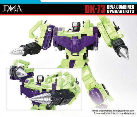 【Pre-Order】 DNA Design DK-73 DK73 For Studio Series 86 Devastator Combiner Upgrade Kits