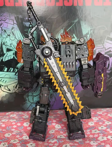 ZX Studio ZX-20 ZX20 Upgrade Kit / Weapon Set (Saw Blade)  for Age of the Primes AoP Megatronus The Fallen Upgrade Kit