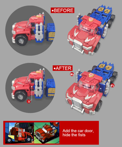 Go Better Studio GX-56 GX56 Gap fillers for Legacy Evolution Commander Armada Universe Optimus Prime Upgrade Kit