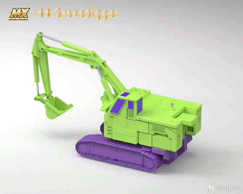 XTransbots MX-44 Gravedigger (Scavenger, Devastator Combiner)  X-transbots 22cm / 8.7"