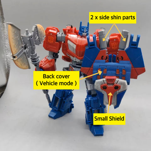 Black Soil Lab BS09 BS-09 IDW Upgrade Kit / Weapon Set for WFC Studio Series Voyager 03 Gamer Edition SS GE03 Optimus Prime Upgrade Kit