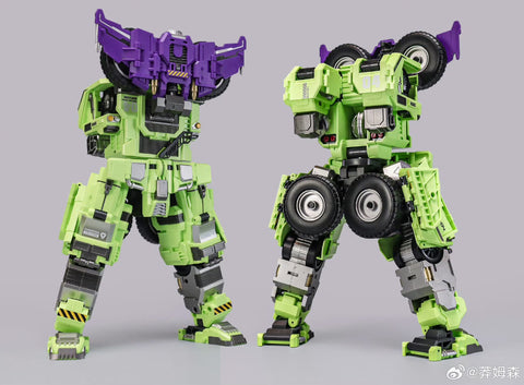 【Pre-Order】Mecha Invasion GLA03 GLA-03 & GLA04 GLA-04 Long Haul & Hook Giant Legion Heavy Builder (Constructors Devastator) Combiner (2 in 1 set) 21.5cm / 8.5"