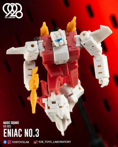 【Pre-Order】Magic Square MS-Toys MS-B65 MSB65 Eniac No.3 (G1 Strafe / Technobots / Computron) 10cm / 4"
