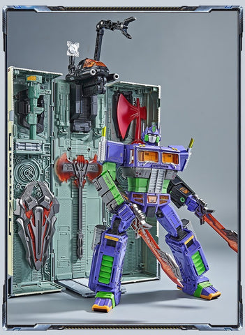 4th Party WJ WEISHUANG MPP10 MPP-10 Commander ( W8036 Oversized MP10 Optimus Prime) EVA Version with Trailer 32cm / 12.6"