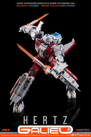 【Pre-Order】Bingo Toys BingoToys BT08-01 BT-0801 BT0801 Hertz Galileo Combiner (IDW Strafe / Technobots Computron) 25cm / 9.8"