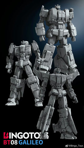 【Pre-Order】Bingo Toys BingoToys BT08-02 BT-0802 BT0802 Newton Galileo Combiner (IDW Afterburner Technobots Computron) 25cm / 9.8"