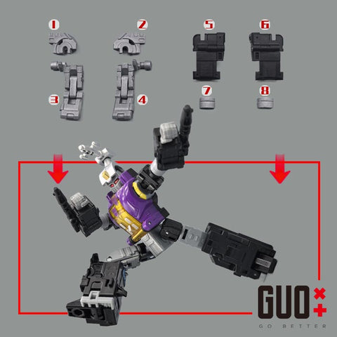 Go Better Studio GX-69 GX69 GB1137 GB-1137 Upgrade Kit / Gap fillers for Legacy Evolution Insecticon Bombshell Upgrade Kit