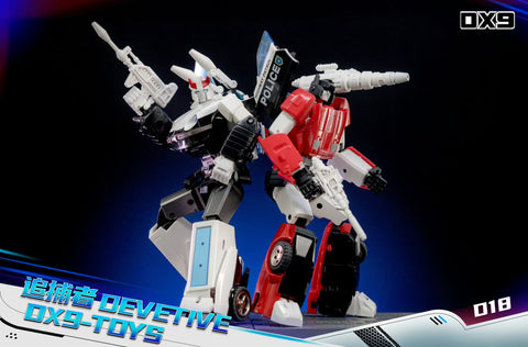 【Pre-Order】DX9 Toys D18 D-18 Devetive (Prowl G1 MP 2.0) 18cm / 7"