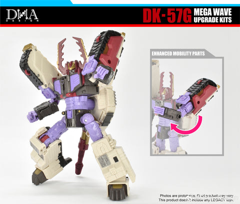 DNA Design DK-57G DK57G Upgrade Kits for Legacy United Leader Armada Universe Galvatron
