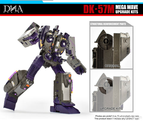 DNA Design DK-57M DK57M Upgrade Kits for Legacy United Armada Universe Megatron / Mega Wave