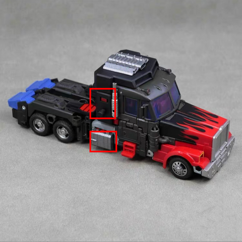 Black Soil Lab BS-02 BS02 Upgrade Kit for Generations Legacy Evolution G2 Universe Laser Prime / Scourge (Black Convoy) / Toxitron Upgrade Kit