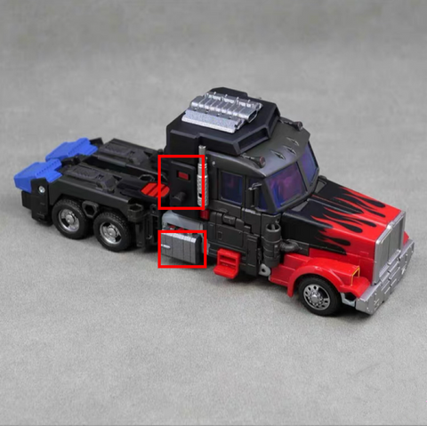 【Incoming】Black Soil Lab BS-02 BS02 Upgrade Kit for Generations Legacy Evolution G2 Universe Laser Prime / Scourge (Black Convoy) / Toxitron Upgrade Kit