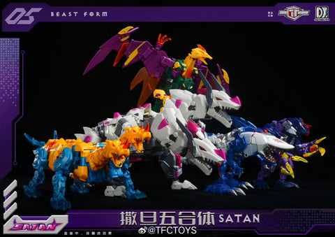 TFC Toys S-05 S05 Jakiro of Satan Combiner ( Hun-Grrr of Abominus)