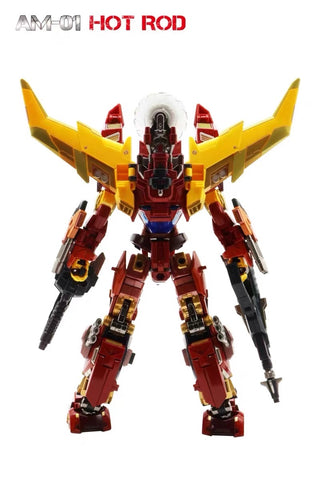 4th Party NB No Brand AM-01 AM01 (KO AMT01 AMT-01 Adamas Machina Rodimus Prime Hot Rod) 23cm / 9"