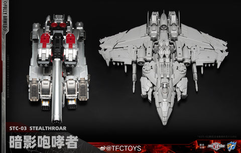 【Pre-Order】TFC Toys x Dajiangshe Craftsman Toys STC-03 STC03 StealthRoar with Cronation Kit (Starscream / GI Joe Rattler Starscream)