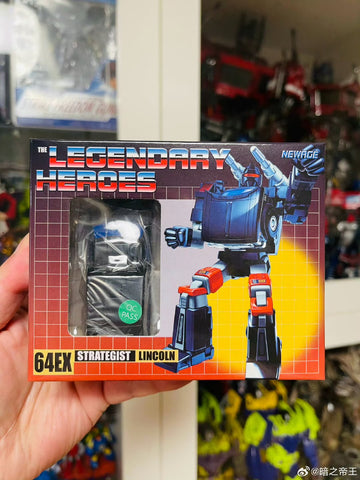 NA NewAge H64EX H-64EX Lincoln (Trailbreaker) Toy Color Version New Age 10cm / 4"