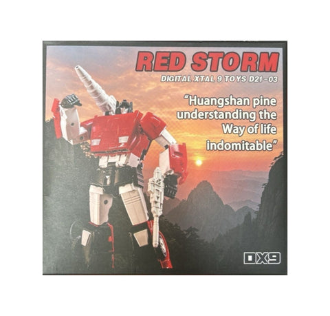 DX9 Toys D21 D-21 D21-03 Red Storm (Sideswipe G1 MP 2.0) 18cm / 7"