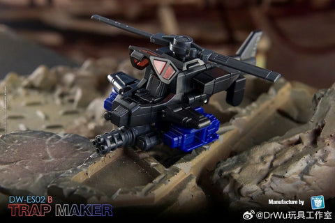 【Pre-Order】Dr.Wu DWES02B DW-ES02B Trap Maker ( Battletrap Duocon) Dr Wu G2 Black Version7cm / 2.8" (Copy)