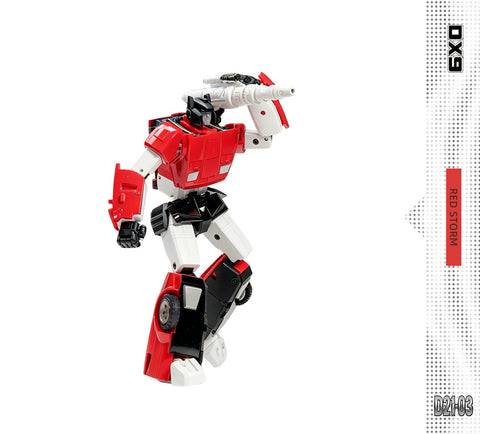 DX9 Toys D21 D-21 D21-03 Red Storm (Sideswipe G1 MP 2.0) 18cm / 7"
