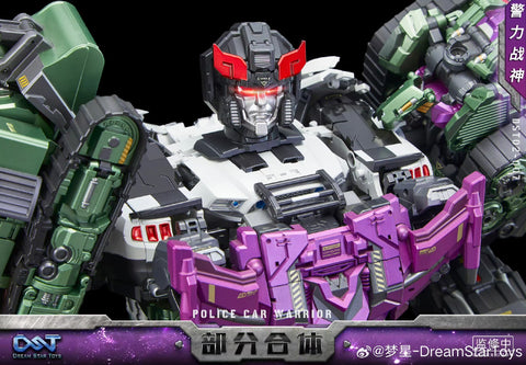 【Pre-Order】Dream Star Toys  DST02-007 DST02007 ( Prowl Combiner Mode, Constructicon, Devastator Combiner) DreamStarToys Metallic Version 24.5 cm / 9.6"