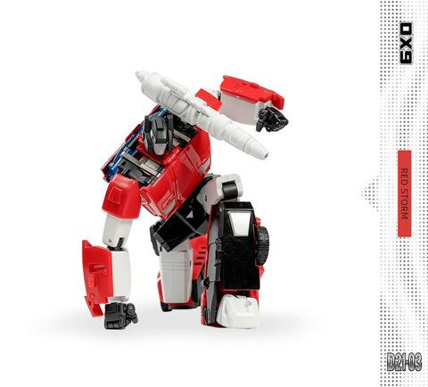 DX9 Toys D21 D-21 D21-03 Red Storm (Sideswipe G1 MP 2.0) 18cm / 7"