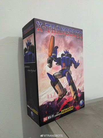 XTransbots MX-4 MX4 MX-IV Abaddon (MP Galvatron)  25cm / 10"