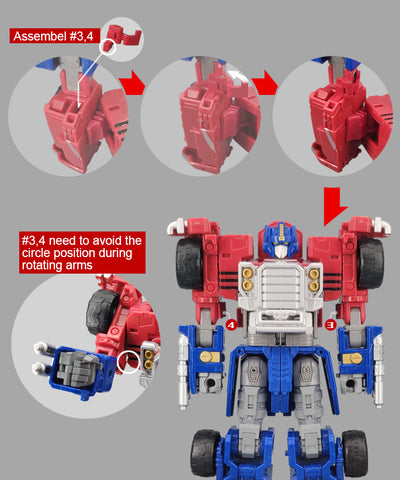 Go Better Studio GX-56 GX56 Gap fillers for Legacy Evolution Commander Armada Universe Optimus Prime Upgrade Kit