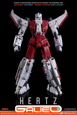 【Pre-Order】Bingo Toys BingoToys BT08-01 BT-0801 BT0801 Hertz Galileo Combiner (IDW Strafe / Technobots Computron) 25cm / 9.8"