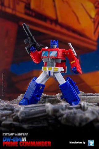 Dr.Wu DW-E04M DWE04M Prime Commander w/ Trailer Comic Version 6cm / 2.4”