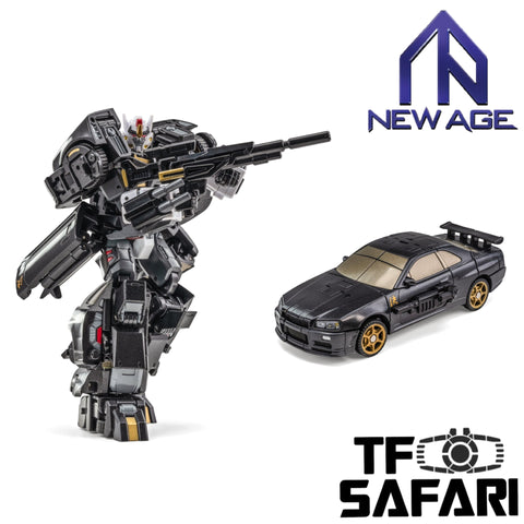 【Pre-Order】NA NewAge  S-02K S02K S2K Bill (IDW Drift Black / Deadlock)New Age 15-17cm