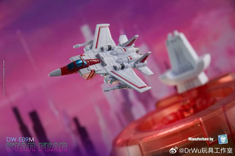 Dr.Wu & Mechanic Studio Extreme Warfare DW-E09M DWE09M Star Fear (Starscream SG White Version ) with cronation kit 6cm / 2.4"