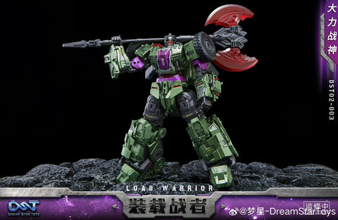 【Pre-Order】Dream Star Toys  DST02-003 DST02003 Load Warrior ( Long Haul, Constructicon, Devastator Combiner) DreamStarToys Metallic Version 24.5 cm / 9.6"