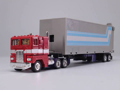 4th Party No Brand KC01 KC-01 Optimus Warrior (KO Missing Link C01 G1 Vintage Optimus Prime) Toy Color Version with Trailer 16cm / 6.3"