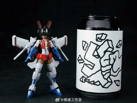 Iron Factory IF G-01 G01 Girls 01 Starwing Starscream Animed Figure（Mecha Girl Starscream) Non Transformable