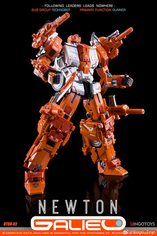 【Pre-Order】Bingo Toys BingoToys BT08-02 BT-0802 BT0802 BT08-02 Newton Galileo Combiner (IDW Afterburner Technobots Computron) 25cm / 9.8"