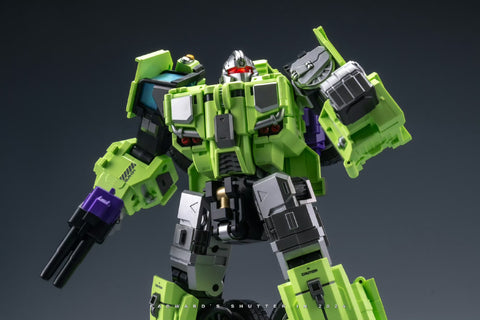 【Pre-Order】Mecha Invasion GLA03 GLA-03 & GLA04 GLA-04 Long Haul & Hook Giant Legion Heavy Builder (Constructors Devastator) Combiner (2 in 1 set) 21.5cm / 8.5"