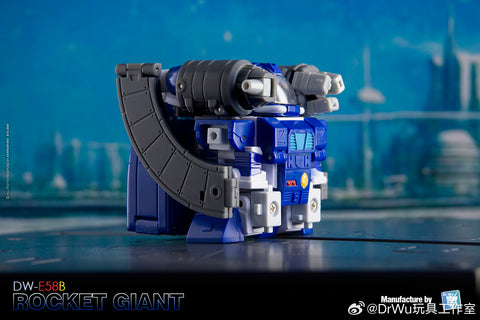 【Pre-Order】Dr.Wu DW-E58B DWE58B Rocket Giant (G1 Omega Supreme / Guardian Robot) Blue Version 9.5cm / 3.8"